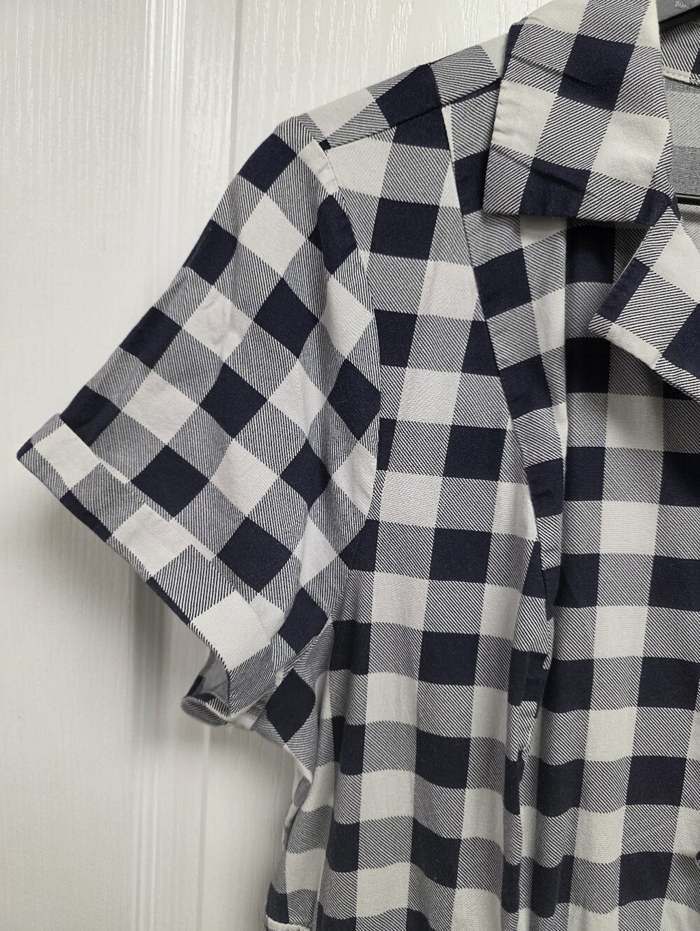 Torrid Retro Chic Blue Plaid Dress Size 12 - Picture 2 of 6